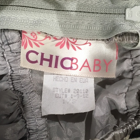 Silver Metallic Ruffle Dress - Picture 3 of 4